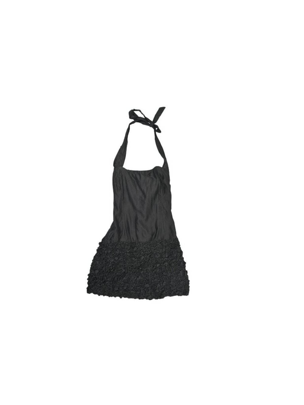 Outcast Halter Mini Dress in Black